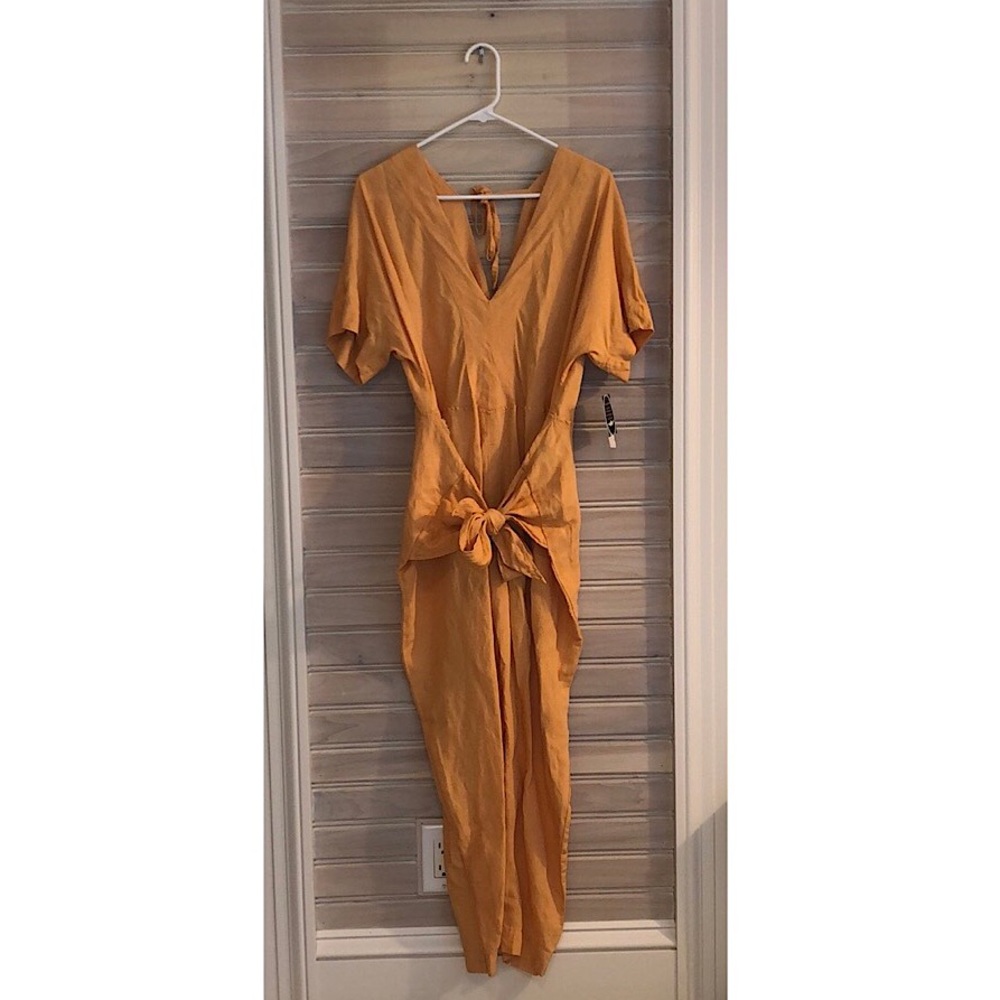NWT Free People Orange Jumpsuit